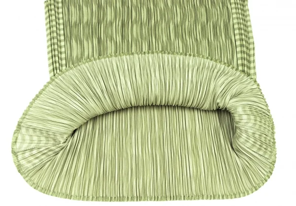 プリーツプリーズPLEATS PLEASE カーブストライププリントハイネックノースリーブ 黄緑3 K-136759_007