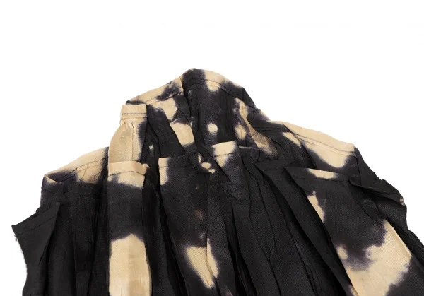 プリーツプリーズPLEATS PLEASE ブリーチシワプリーツノースリーブトップス 黒ゴールド3 K-136763_004