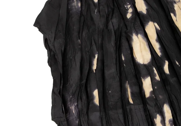 プリーツプリーズPLEATS PLEASE ブリーチシワプリーツノースリーブトップス 黒ゴールド3 K-136763_005