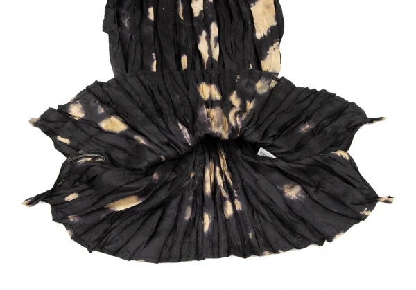 プリーツプリーズPLEATS PLEASE ブリーチシワプリーツノースリーブトップス 黒ゴールド3 K-136763_007