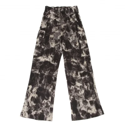 PLEATS PLEASE Marble Printed Cargo Pants