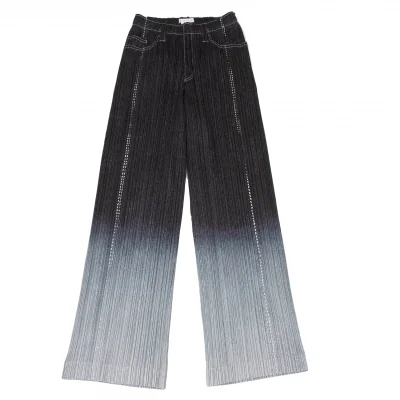 PLEATS PLEASE Gradation Jeans Printed Pants