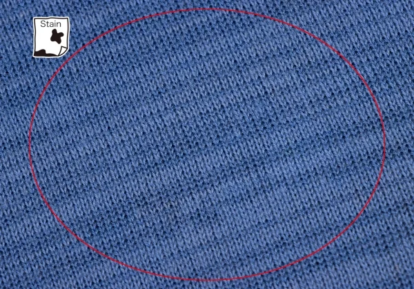 イッセイミヤケISSEY MIYAKEアシンメトリー混紡ニット 青M K-136783_004