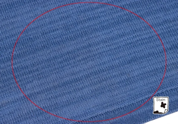 イッセイミヤケISSEY MIYAKEアシンメトリー混紡ニット 青M K-136783_015