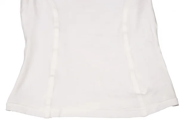 ミュグレーMUGLER スクエアデコルテ切替Tシャツ オフホワイトM位 K-136810_005