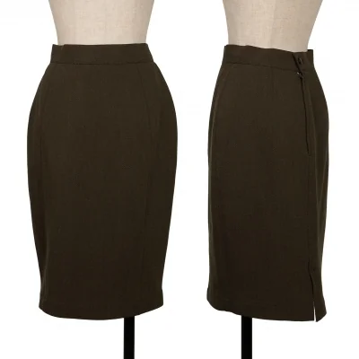 Thierry Mugler Wool Rayon Skirt