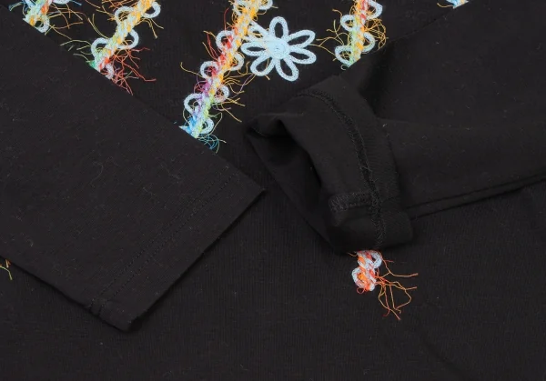 LANVIN Colorful Embroidered Turtleneck T Shirt K-136815_006