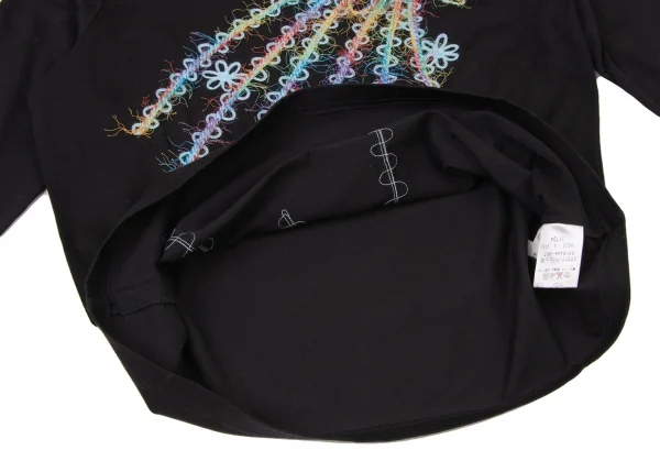 LANVIN Colorful Embroidered Turtleneck T Shirt K-136815_009