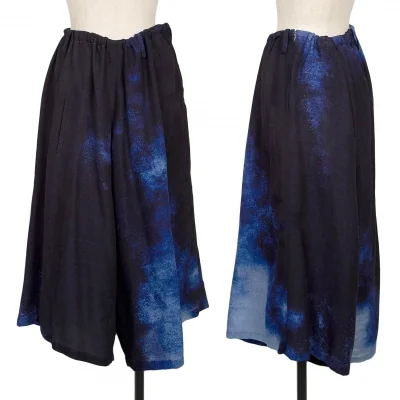 Y's Graphic Printed Wide Pants