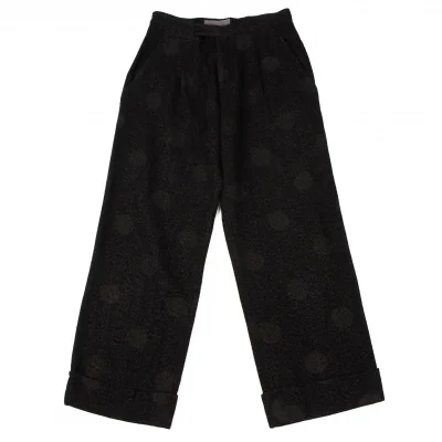 Yohji Yamamoto NOIR Shadow Dot Print Pants