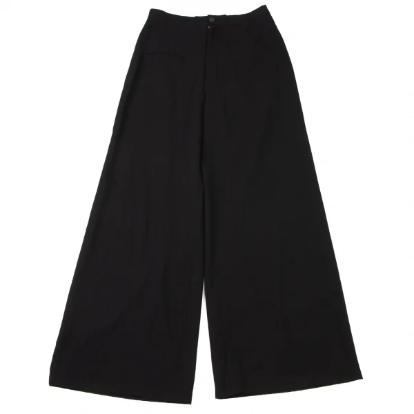 Y's Wool Gabber Wide Pants Black M K-136857_001