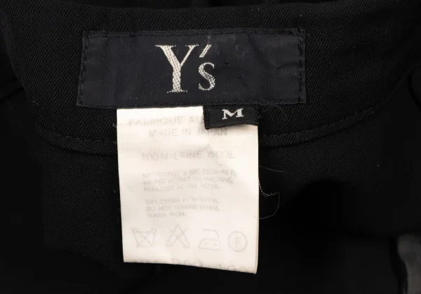 Y's Wool Gabber Wide Pants K-136857_015