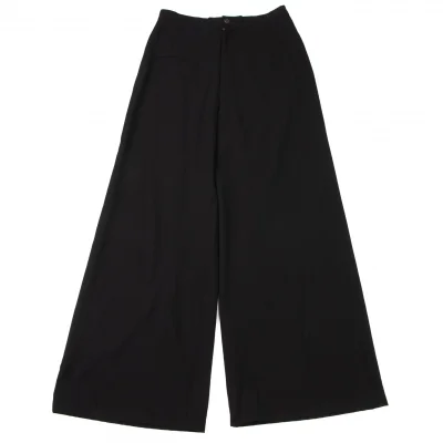 Y's Wool Gabber Wide Pants