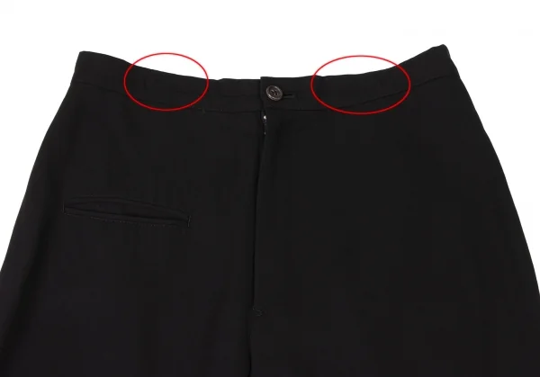 Y's Wool Gabber Wide Pants K-136857_002