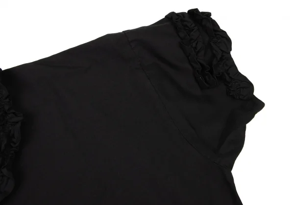 COMME des GARCONS Poly Wrinkled Frill Over-sized Dress K-136873_008