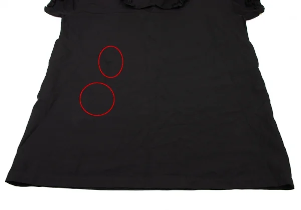 COMME des GARCONS Poly Wrinkled Frill Over-sized Dress K-136873_010