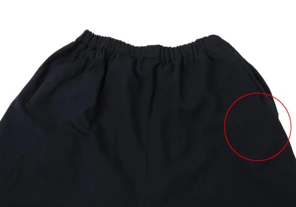 COMME des GARCONS Dyed Poly Scallop Dropped Crotch Pants K-136874_002