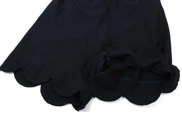 COMME des GARCONS Dyed Poly Scallop Dropped Crotch Pants K-136874_008