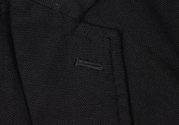 コムデギャルソン オムプリュスCOMME des GARCONS HOMME PLUS カットオフドッキングポリジャケット 黒S K-136881_006