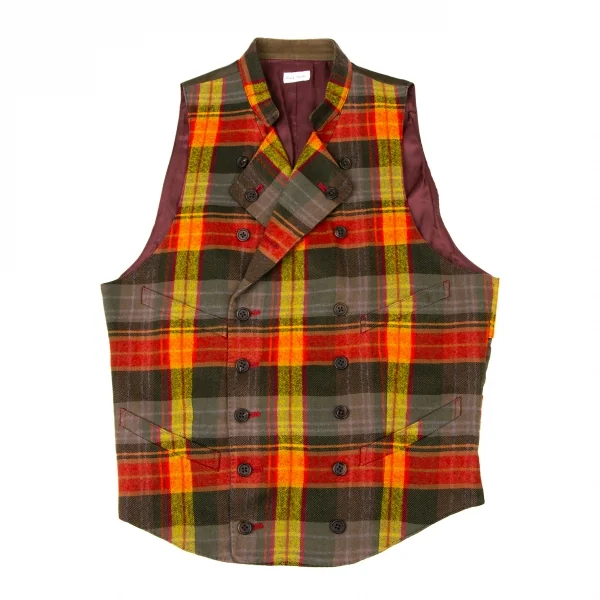 Paul Smith Cotton Wool Wrinkled Check Vest Multi-Color M K-136887_001