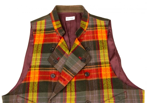 Paul Smith Cotton Wool Wrinkled Check Vest K-136887_002