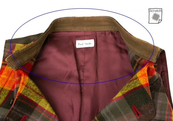 Paul Smith Cotton Wool Wrinkled Check Vest K-136887_004
