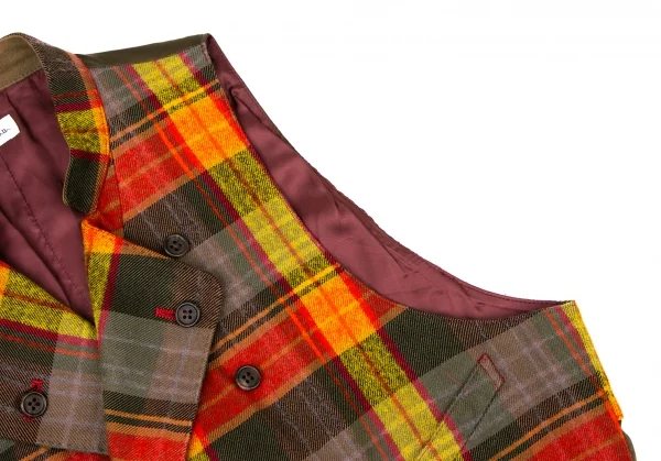 Paul Smith Cotton Wool Wrinkled Check Vest K-136887_007