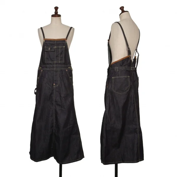 ローブス＆コンフェクションズRobes&Confections ショルダーストラップデニムサロペットワンピース インディゴF K-136892_001