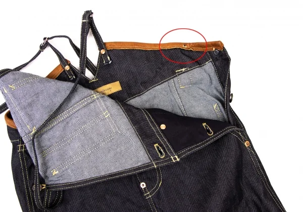 ローブス＆コンフェクションズRobes&Confections ショルダーストラップデニムサロペットワンピース インディゴF K-136892_007