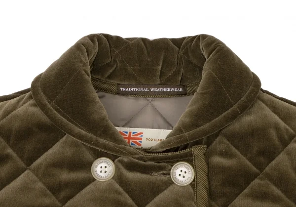 Traditional Weatherwear Padding Quilted Velor Jacket K-136903_004