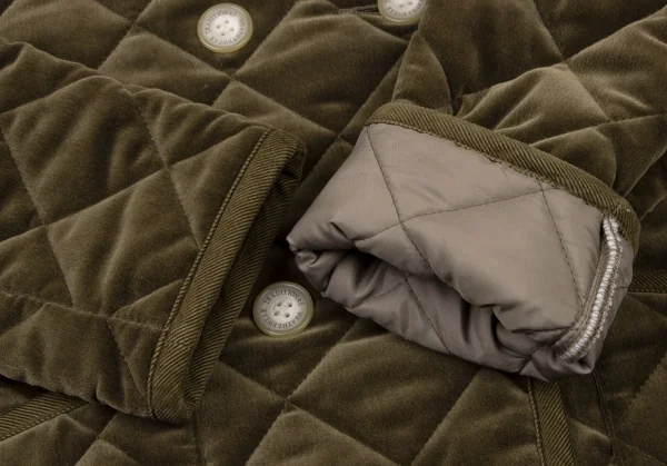 Traditional Weatherwear Padding Quilted Velor Jacket K-136903_010