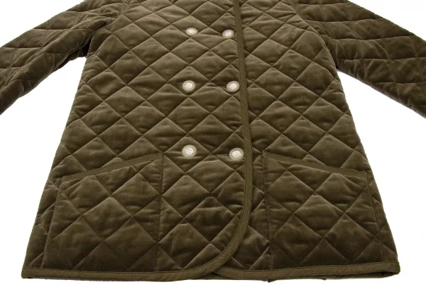 Traditional Weatherwear Padding Quilted Velor Jacket K-136903_011