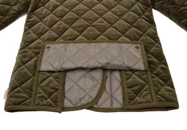 Traditional Weatherwear Padding Quilted Velor Jacket K-136903_017