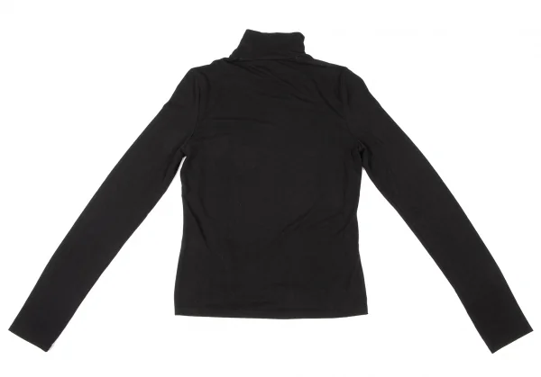 マックスマーラMax Mara WEEKEND レーヨン混紡ハイネックカットソー 黒M K-136930_010