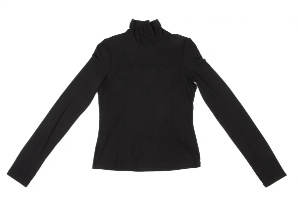 マックスマーラMax Mara WEEKEND レーヨン混紡ハイネックカットソー 黒M K-136930_002