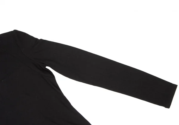 マックスマーラMax Mara WEEKEND レーヨン混紡ハイネックカットソー 黒M K-136930_006