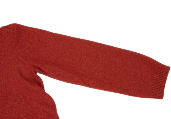 マックスマーラMax Mara WEEKEND カシミヤ混紡リブタートルネックニット 赤M K-136931_006