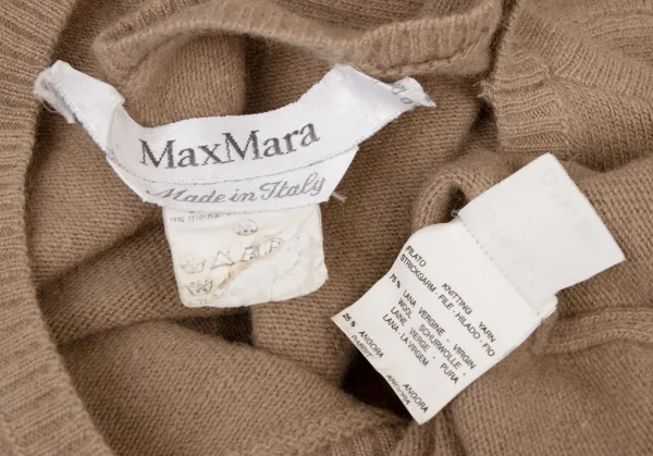MaxMara Angola Blended Wool Knit Sweater K-136932_011