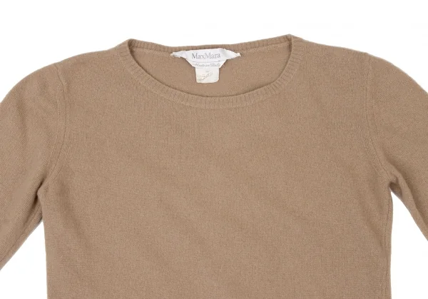 MaxMara Angola Blended Wool Knit Sweater K-136932_003