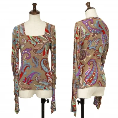 ETRO Paisley Square-neck Top