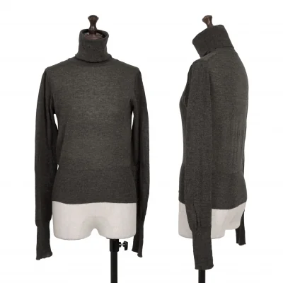 MIU MIU Cashmere Blended Roll-neck Knit Sweater