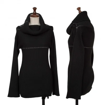 MM6 Maison Martin Margiela Turtle Neck Rib Knit Sweater