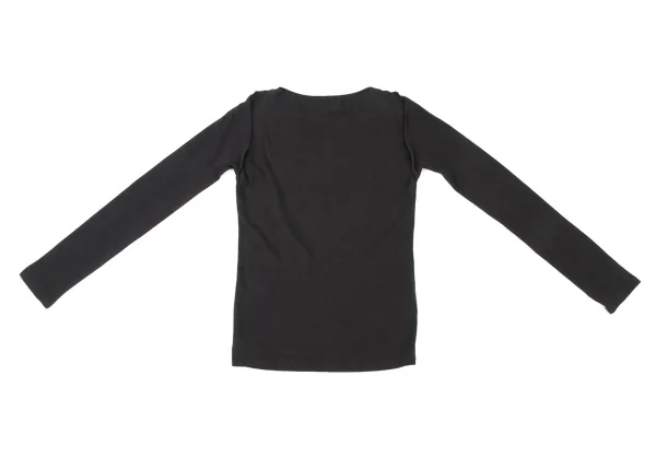 コルソコモ×メゾンマルジェラMaison Margiela×10 Corso Como ホールスリーブデザインカットソー 黒40 K-136957_002