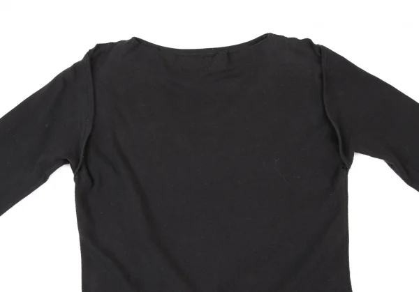 コルソコモ×メゾンマルジェラMaison Margiela×10 Corso Como ホールスリーブデザインカットソー 黒40 K-136957_003