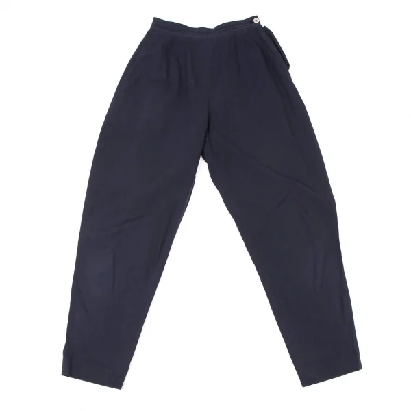 COMME des GARCONS Cotton Tapered Pants Navy XS-S K-136970_001