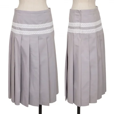 COMME des GARCONS COMME des GARCONS Lace Taping Pleats Skirt