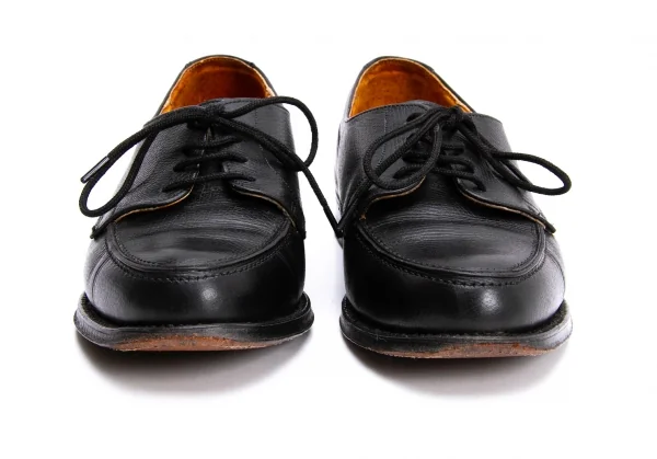 ロイドフットウェアLloyd Footwear 型押しレザーレースアップシューズ 黒4 1/2 (24位) K-136982_004