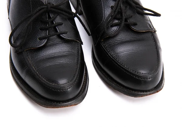 ロイドフットウェアLloyd Footwear 型押しレザーレースアップシューズ 黒4 1/2 (24位) K-136982_005