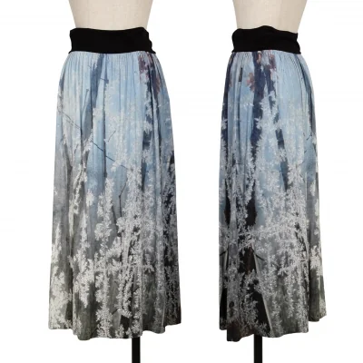 agnes b. Photo Print Switching Skirt