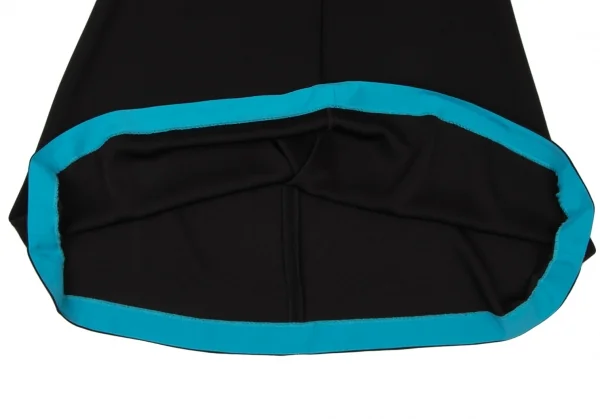 ポールスミスPaul Smith 袖マルチカラーVネックワンピース 黒マルチ38 K-136992_012